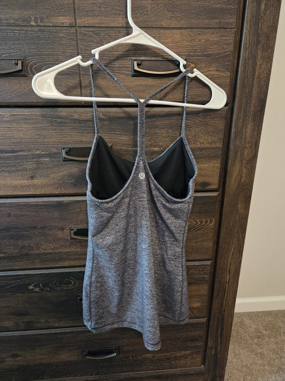 lululemon athletica Heather Gray Strappy Camisole